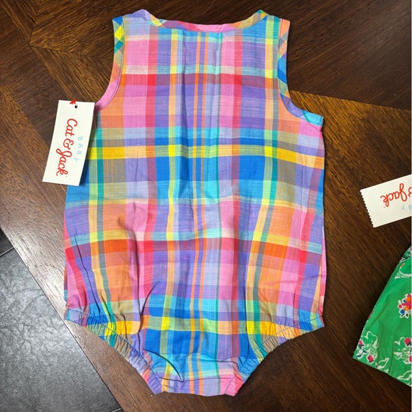 NWT - 2 Cat & Jack Infant Rompers - Size 3-6 months - Picture 3 of 9